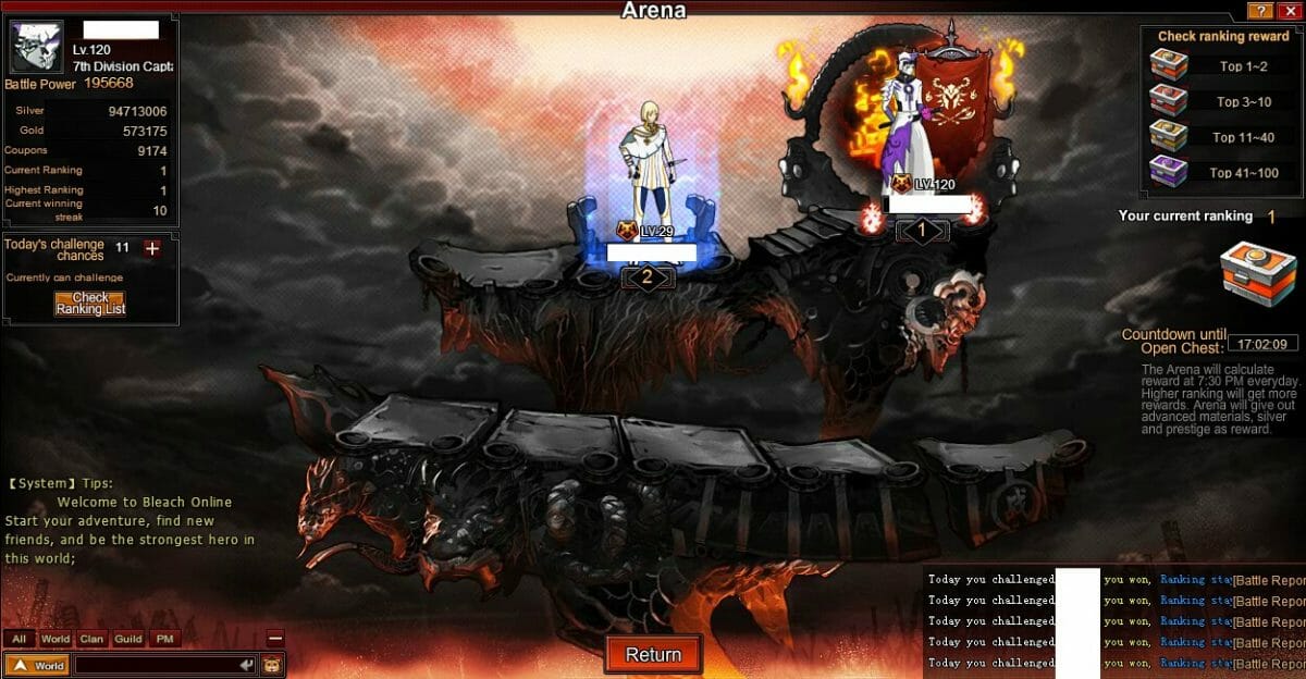 World of Bleach - Fighting browser games